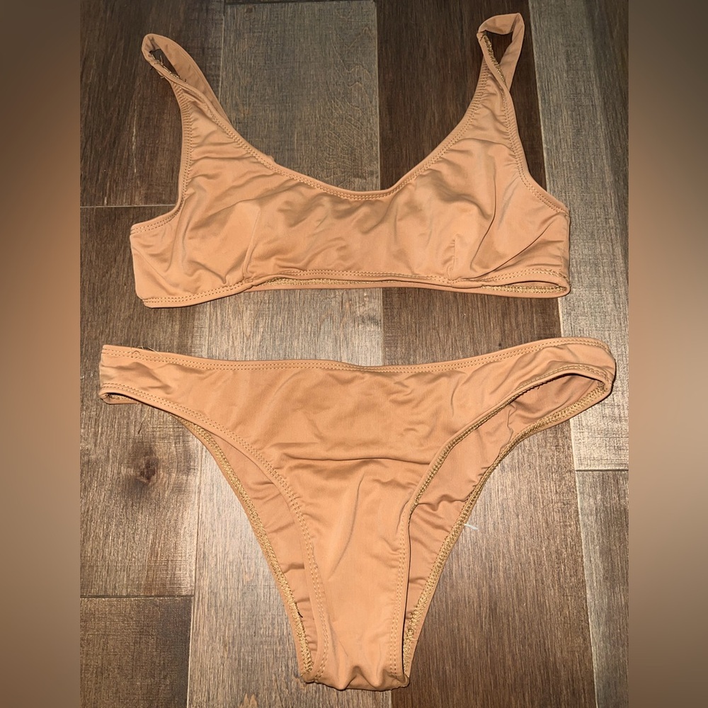 Nude swim suit